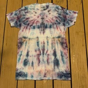 Adult Small Crumple Dye Blue and Pink